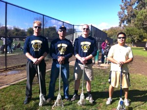 Left to right: Coaches Skyler, Rob, Pete and Michael.