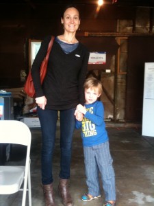 Paula Garran and son Lucien