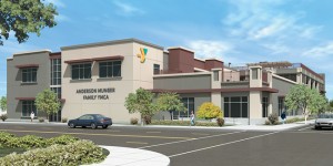 Rendering of the future Anderson Munger YMCA on Oxford and Third.
