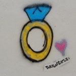 Street Art: 1st Street at Larchmont Boulevard Street Art: 1st Street at Larchmont Boulevard