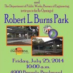 Robert L. Burns Park Area Re-Opens with Renovations For Picnic-Goers Robert L. Burns Park Area Re-Opens with Renovations For Picnic-Goers