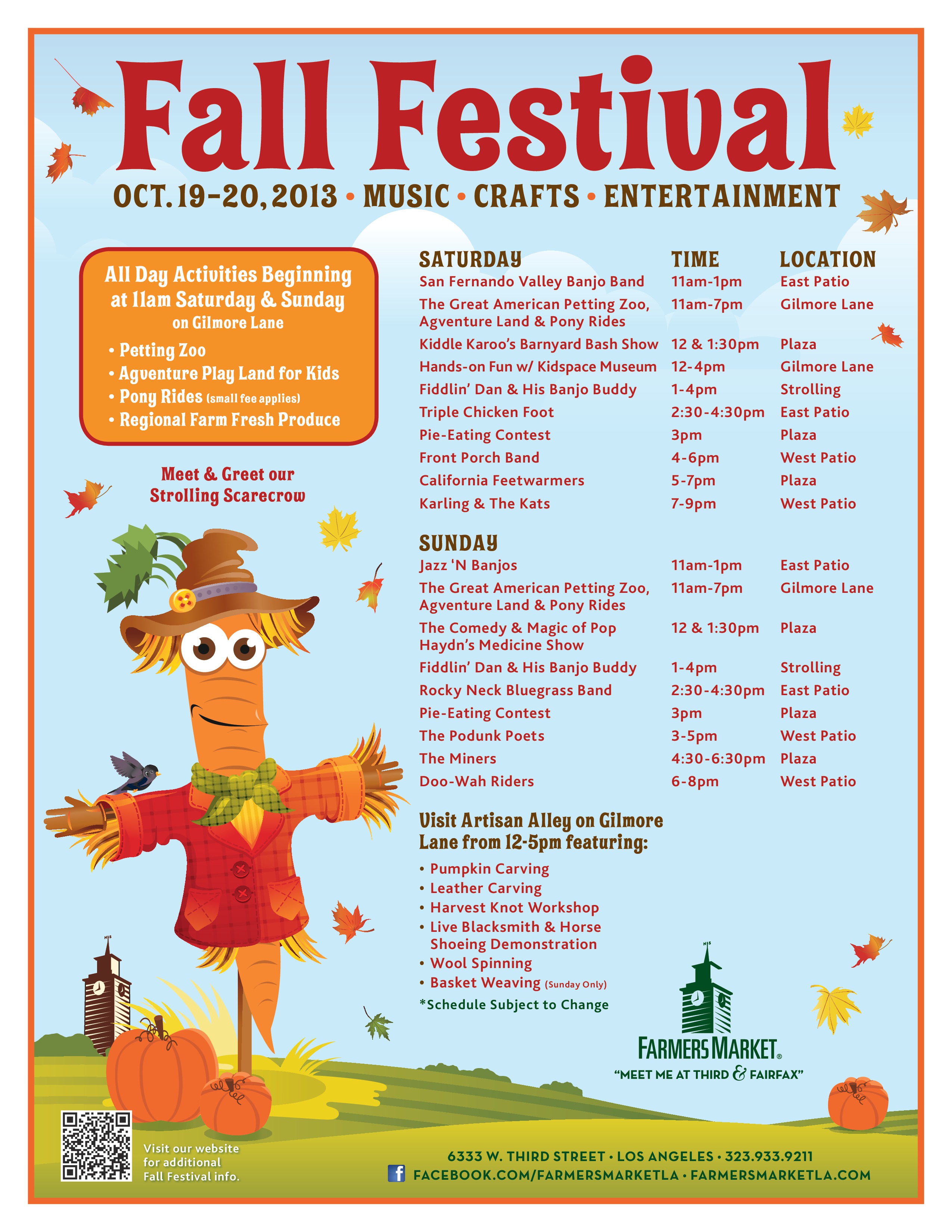 Fall Festival at the Farmers Market : Larchmont Buzz – Hancock Park News